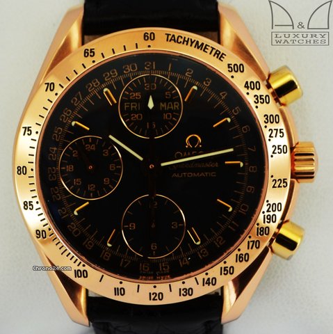 Omega SPEEDMASTER 36235000 DAY DATE PINK GOLD AUTOMATIC watches