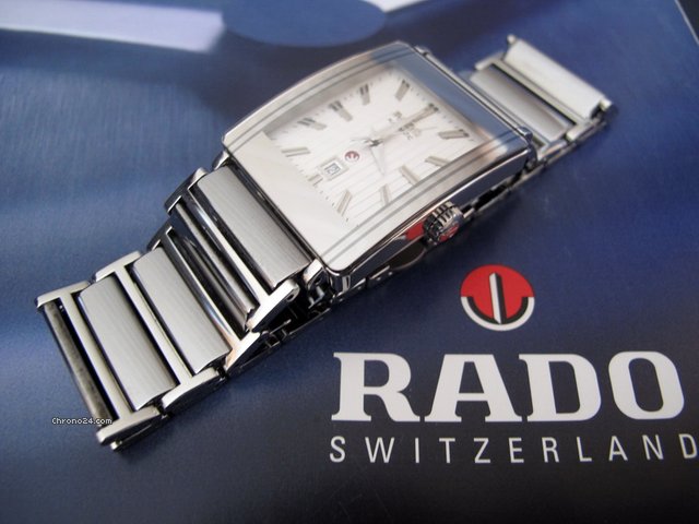 Rado Integral Herrenuhr Automatik silber/platinfarben watches