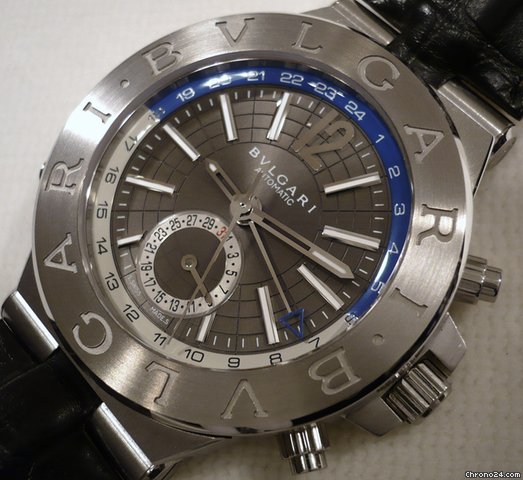 Bulgari DIAGONO GMT, AUTOMATIK, LP EURO 5250,-, SWISS MADE watches