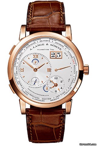 A. Lange & Sohne A 1 Time Zone Silver Dial Mechanical Mens Watch 116032 watches