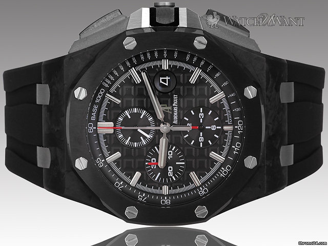 Audemars Piguet AP Royal Oak Offshore NEW STYLE CERAMIC BEZEL Chronograph - Forged Carbon Case - Ref 26400AU.OO.A002CA.01 - BRAND NEW IN BOX watches