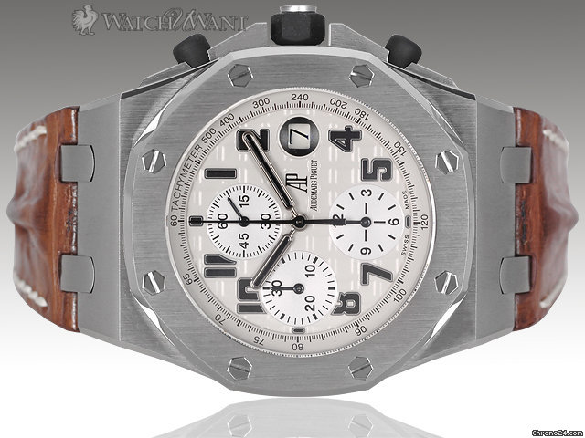 Audemars Piguet AP Royal Oak Offshore Safari Chronograph - 44mm Stainless Steel - Brand New In Box watches