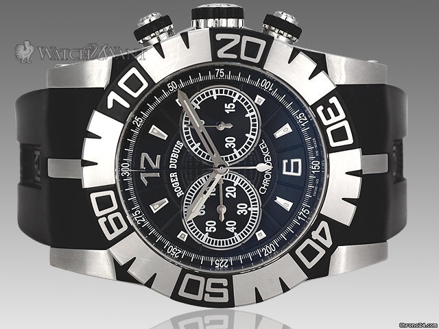 Roger Dubuis Easy Diver Chronoexcel Automatic Chronograph - 46mm Stainless Steel - Special Edition 888 Pieces - Rubber & Carbon Fiber Accents - Boxes/Papers & As-New watches