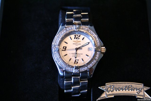 Breitling Colt Oceane Acier mit Brilliantenl¨¹nette watches