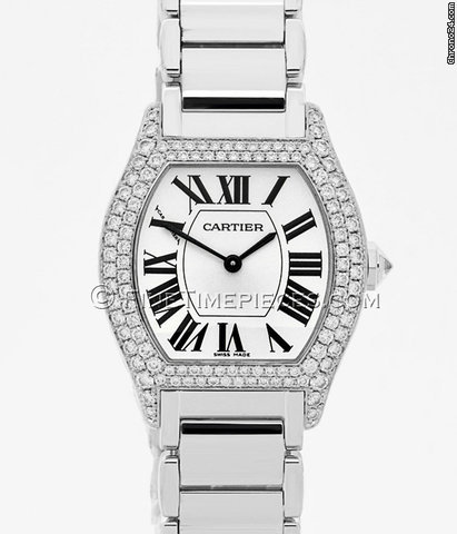 Cartier Tortue Damenuhr 18 kt. Wei gold - WA 5049 W 9 watches