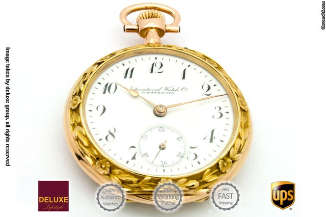 IWC 33 mm 14K Gold Mint watches