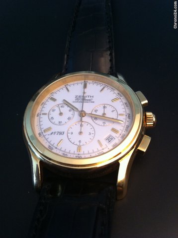 Zenith El Primero Chro. Edizione Lim. Ed. 700 Conf. Elvetica watches