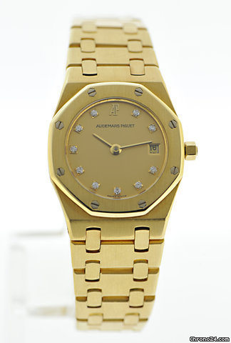 Audemars Piguet Royal Oak 18K Gelbgold Damen watches