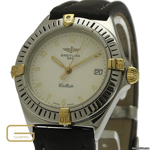 Breitling Callisto Stahl-Goldreiter watches