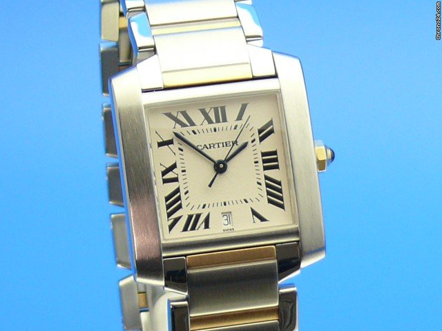 Cartier TANK FRANCAISE STAHL/GOLD AUTOMATIK-HERREN watches