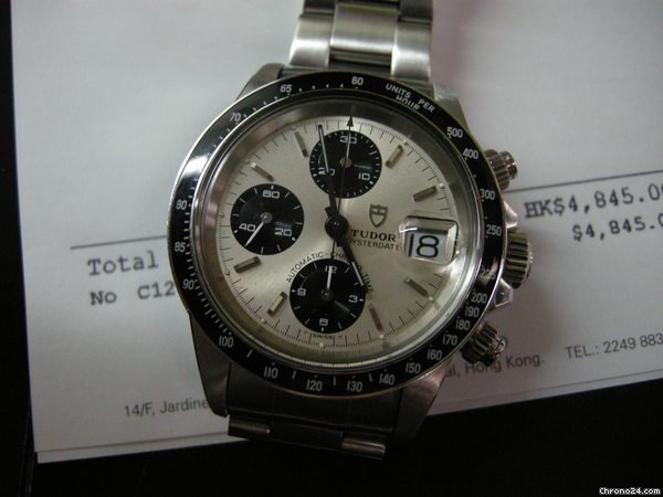 Tudor 94200 Chronograph Crown & Bracelet, with Service Paper watches