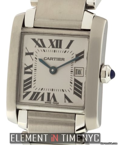 Cartier Tank Francaise Stainless Steel Mid-Size W51011Q3 watches