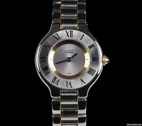 Cartier Must de Cartier 21 SS/18K watches