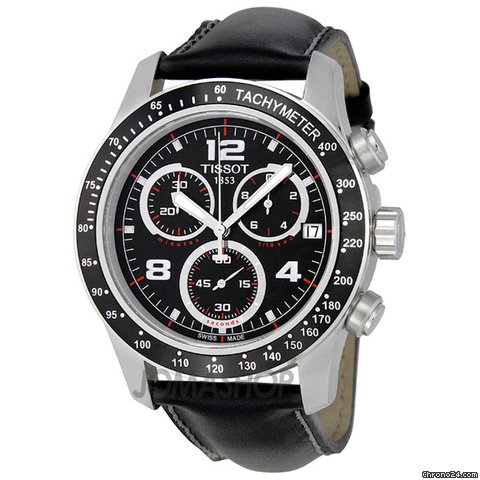 Tissot Sport V8 Black Dial Steel Mens Watch T039.417.16.057.02 watches