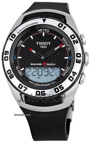 Tissot Sailing Touch Black Dial Mens Watch T056.420.27.051.01 watches
