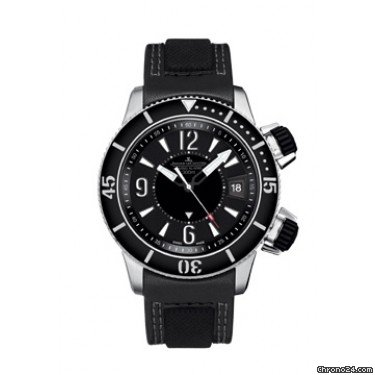Jaeger-LeCoultre Master Compressor Black Dial Leather Strap Mechanical Mens Watch Q183T470 watches