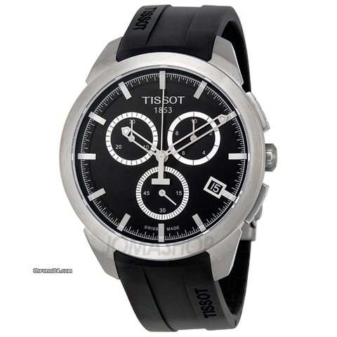 Tissot T-sport Titanium Black Dial Rubber Mens Watch T0694174705100 watches
