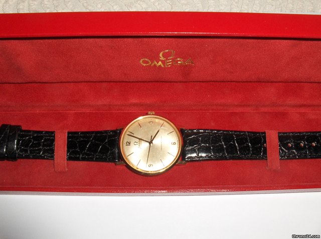 Omega vintage golden mercury watches