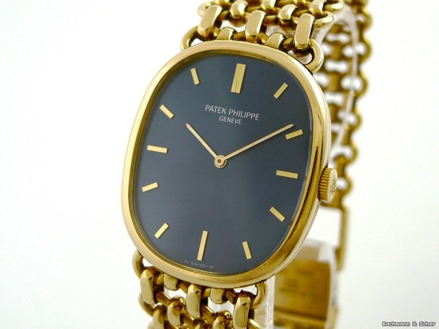 Patek Philippe Ellipse, Manual, 18k Yellow Gold, Papers watches