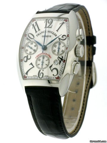 Franck Muller Cintree Curvex Chronograph Steel Men watches