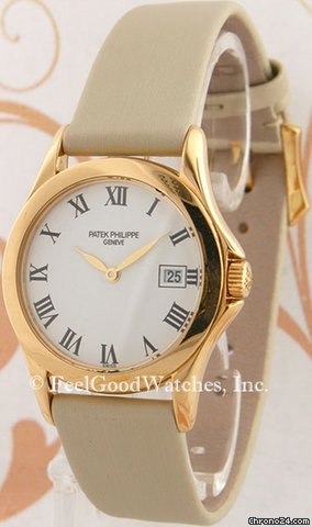 Patek Philippe 4906J Ladies' Calatrava, Yellow Gold watches