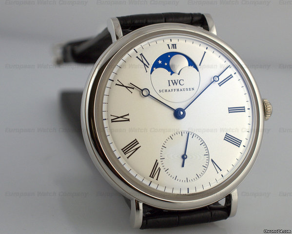 IWC Portofino Manual Wind Vintage Collection Moon Platinum NEW watches