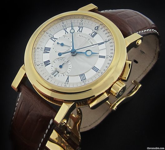 Breguet Yellow Gold Marine II 5827ba/12/9z8 watches