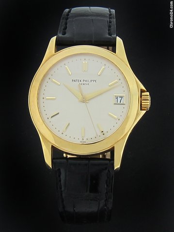 Patek Philippe Yellow Gold Calatrava 5107J B+P watches