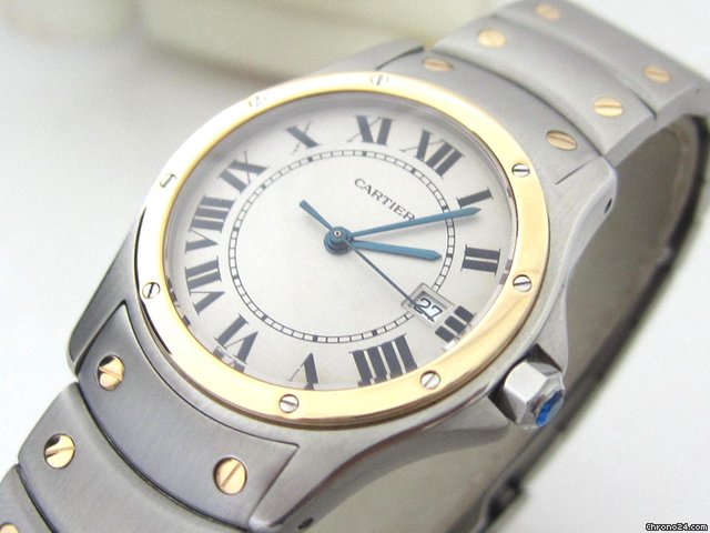 Cartier Santos Stahl /Gold Top Zustand watches
