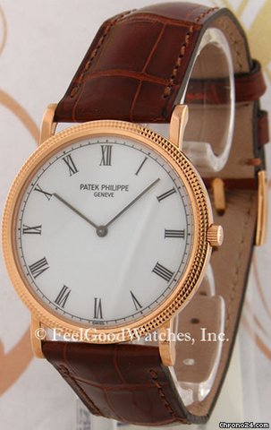 Patek Philippe 3520DR Calatrava, Rose Gold watches
