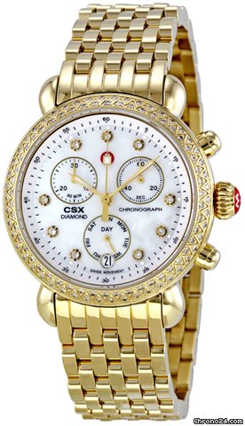Michele CSX Day Diamond Mother of Pearl Chronograph Ladies Watch MWW03M000014 watches