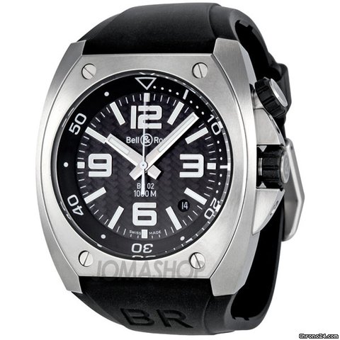 Bell & Ross Marine Carbon Fiber Dial Automatic Mens Watch BR0292-ST-CBF watches