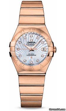 Omega Constellation Chronometer 27 mm Red Gold watches