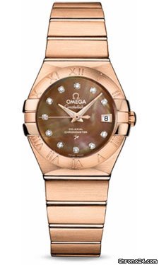 Omega Constellation Chronometer 27 mm Red Gold watches