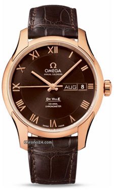 Omega De Ville Annual Calendar Red Gold watches
