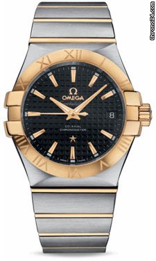 Omega Constellation Chronometer 35 mm Brushed Steel and Yellow Gold watches