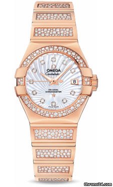 Omega Constellation Luxury Edition 27 mm Red Gold watches