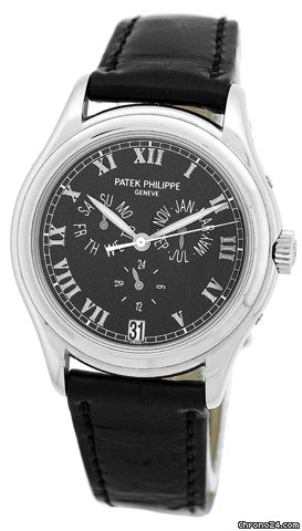 Patek Philippe Gent's Platinum Ref# 5035P Annual Calendar Strapwatch watches