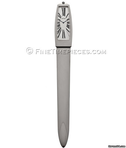 Cartier Briefeffner mit Quarzuhr Platin Finish Lim. 2000 Stk. - watches