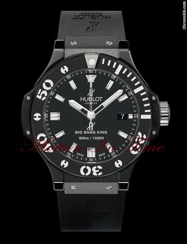 Hublot Big Bang King 300m Black Magic 44mm All Black Diver New watches