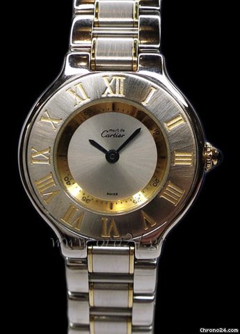 Cartier Must 21 Steel/Gold watches