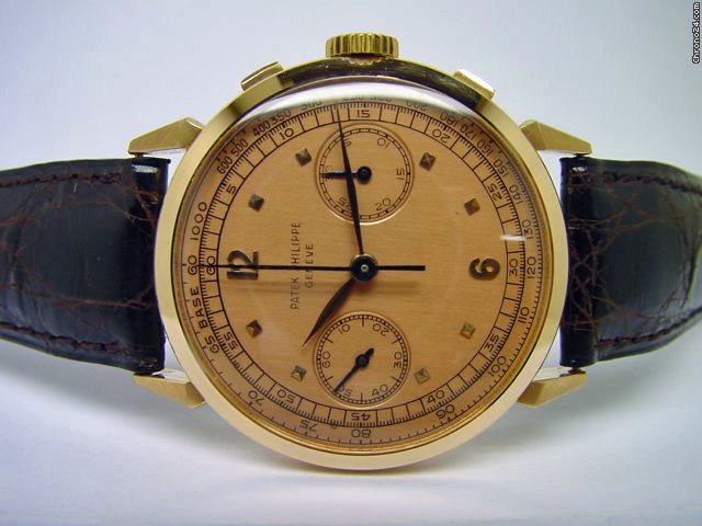 Patek Philippe rare Ref. 1579 in Pinkgold with pink Dial watches