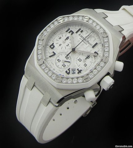 Audemars Piguet Royal Oak Offshore Diamond White Watch 26048 watches