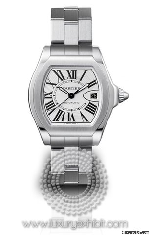 Cartier Roadster Stainless Steel Mens Watch W6206017 watches