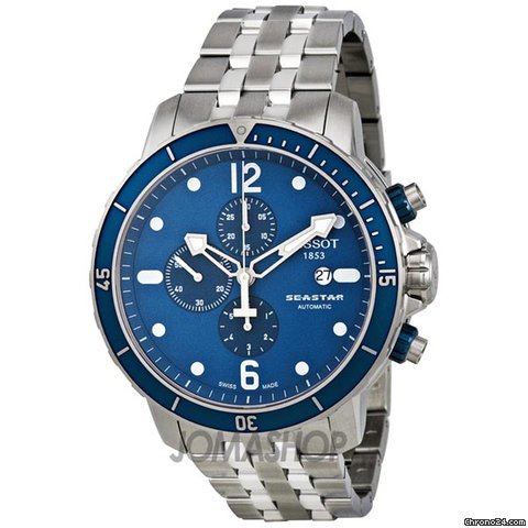 Tissot Seastar Chronograph Blue Dial Mens Watch T066.427.11.047.00 watches