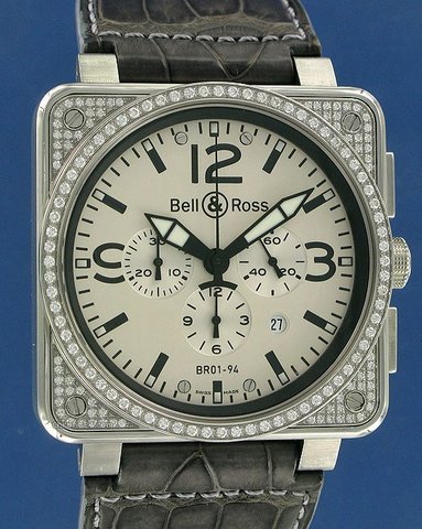 Bell & Ross Instrument Chrono Diamonds watches