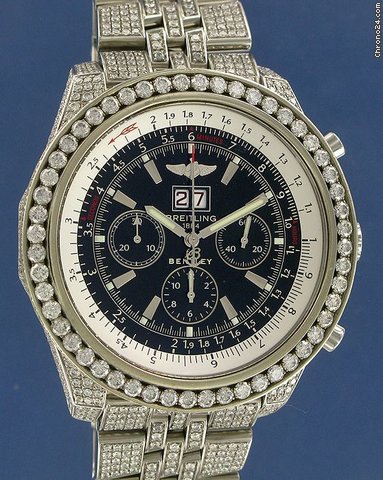 Breitling Bentley 6.75 Speed FULL DIAMONDS!! 11CT +.! watches