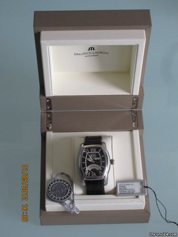 Maurice Lacroix Materpiece Jours Retrogrades Tonneau watches