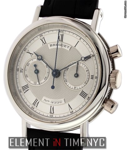 Breguet Classique Chronograph Platinum Silver Dial 36mm 3237 watches