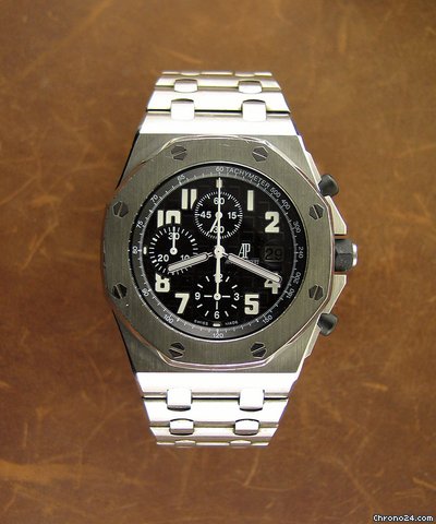 Audemars Piguet Royal Oak Offshore Steel Bracelet & Black dial watches